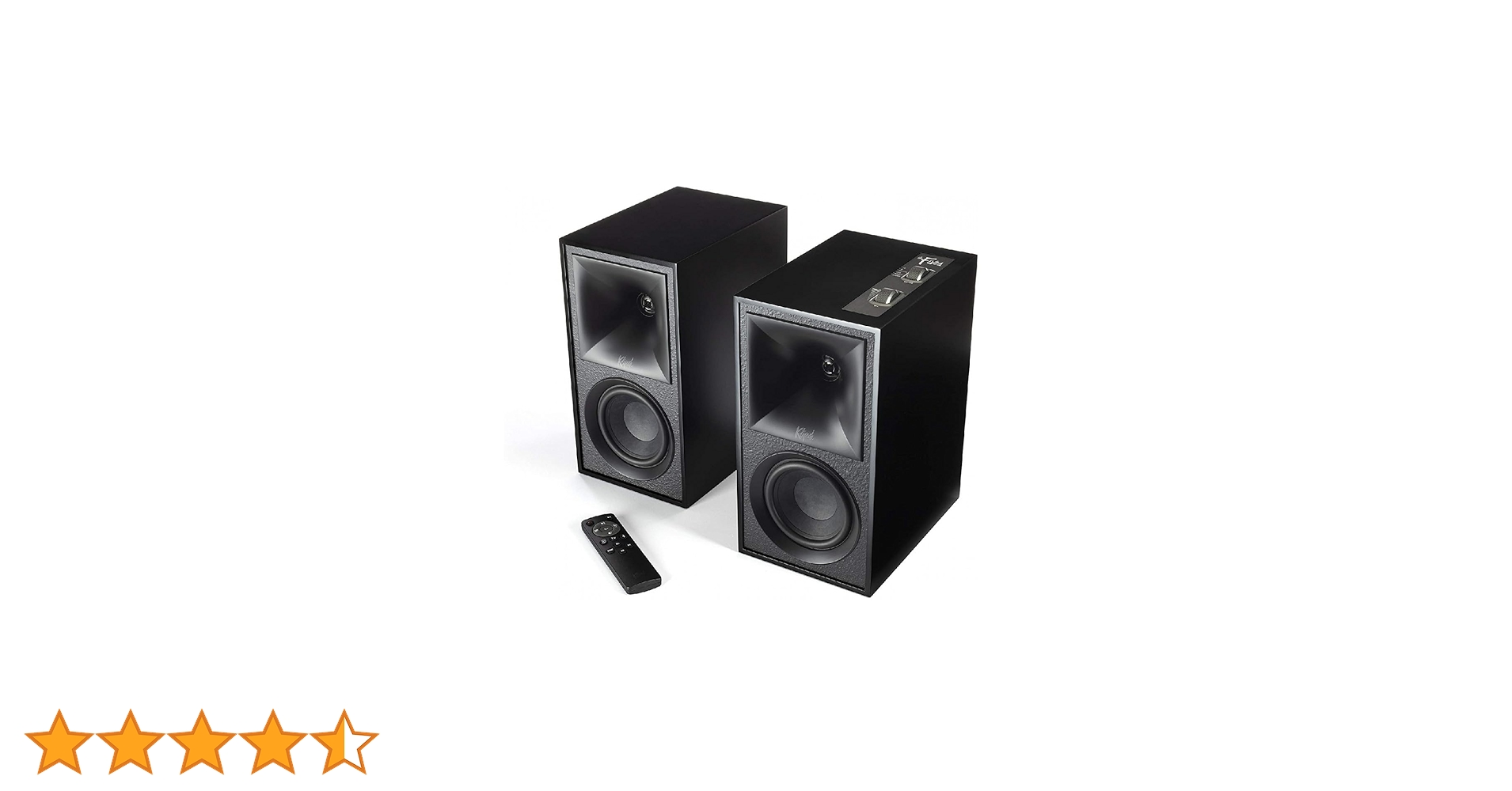 スピーカー・ウーファー Klipsch the fives Klipsch The Fives Powered Bookshelf Speakers (Matte Black